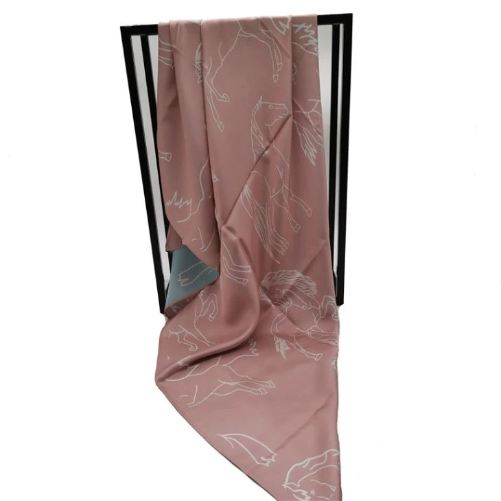 Silk Printed Scarf Long Scarf