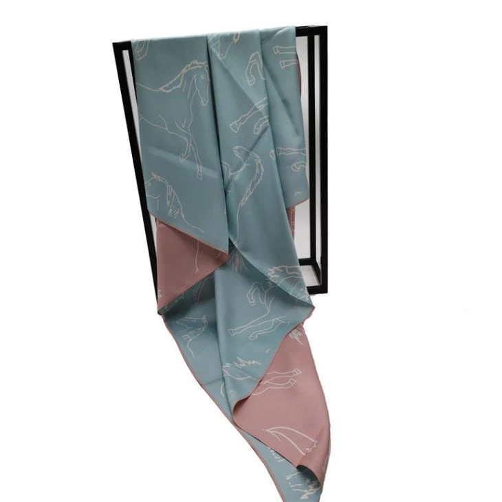 Silk Printed Scarf Long Scarf